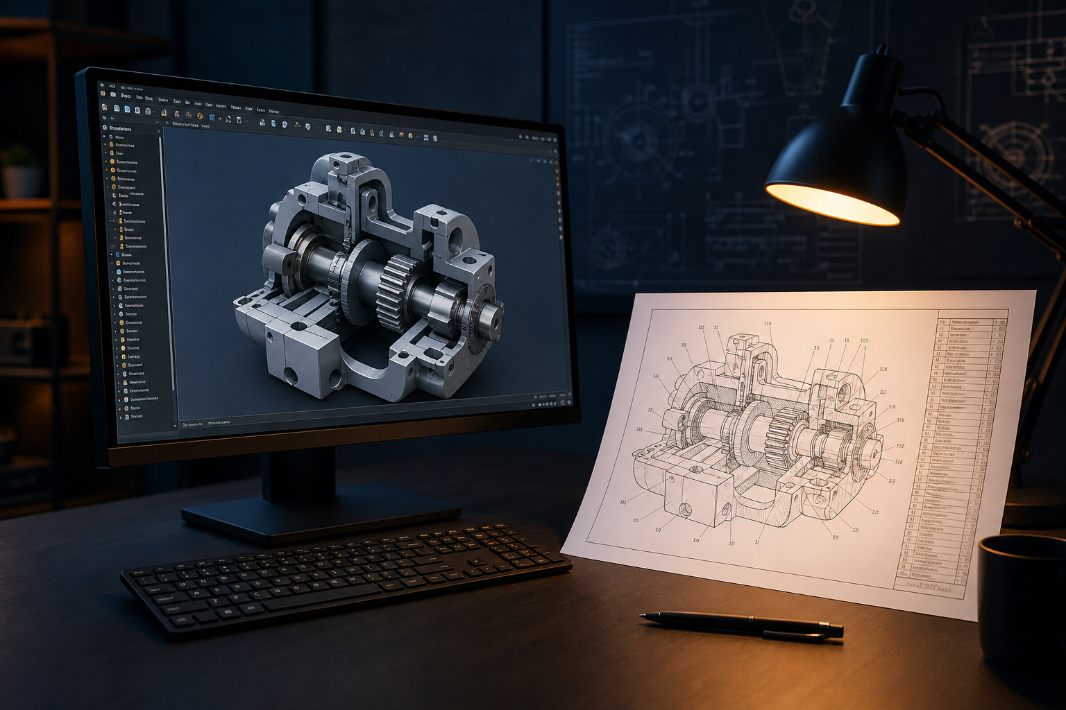 CAD to patent drawing conversion