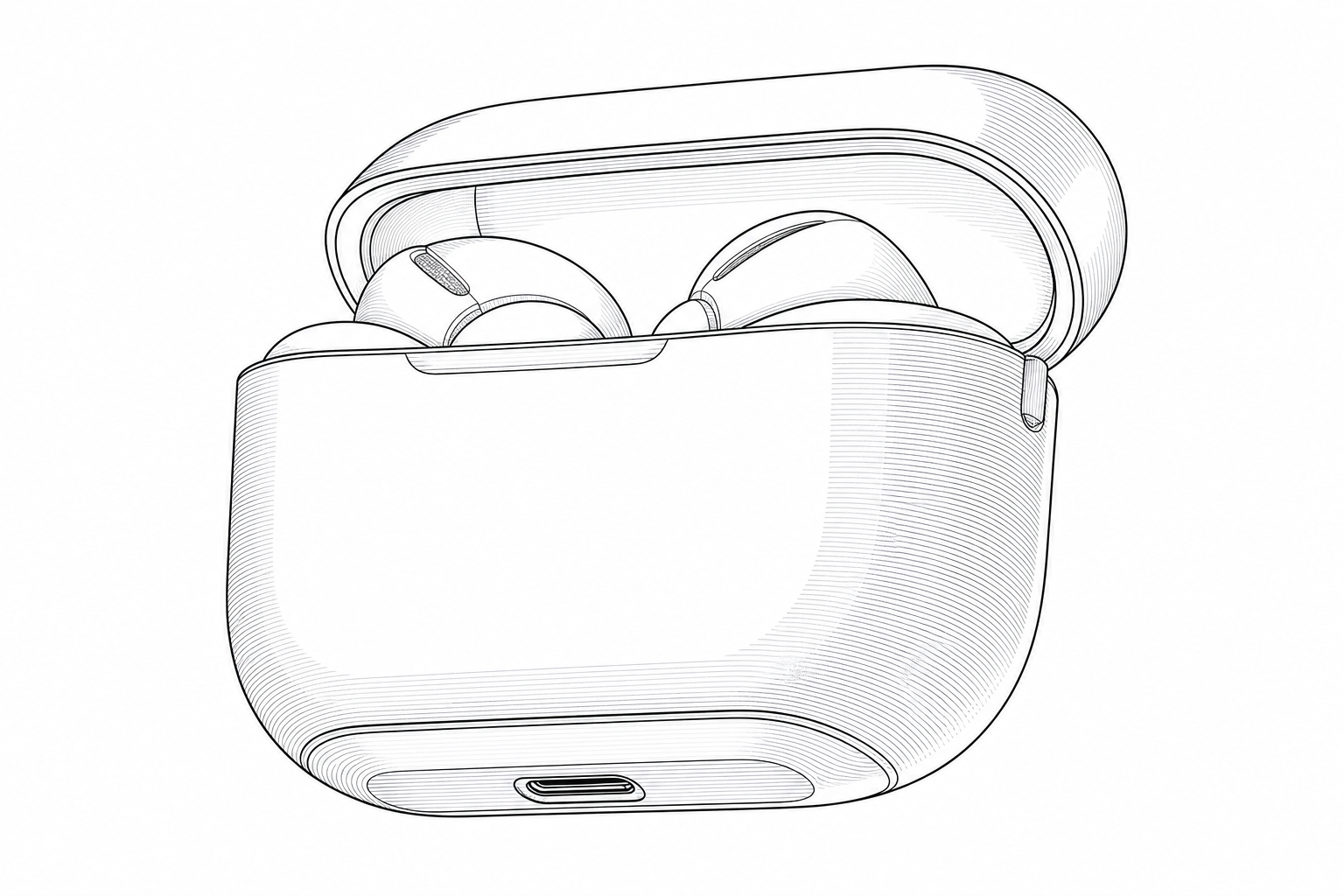 Design patent drawing sample