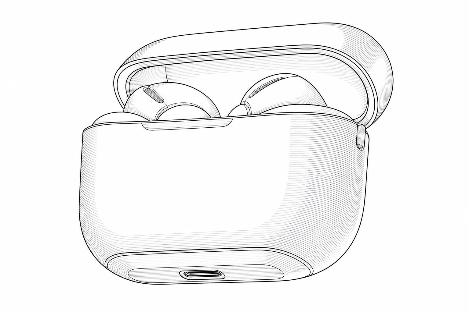 Design patent drawing sample