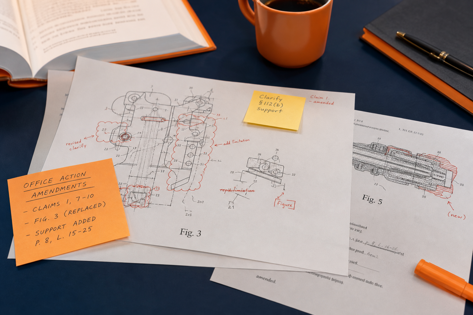 Office action drawing amendments