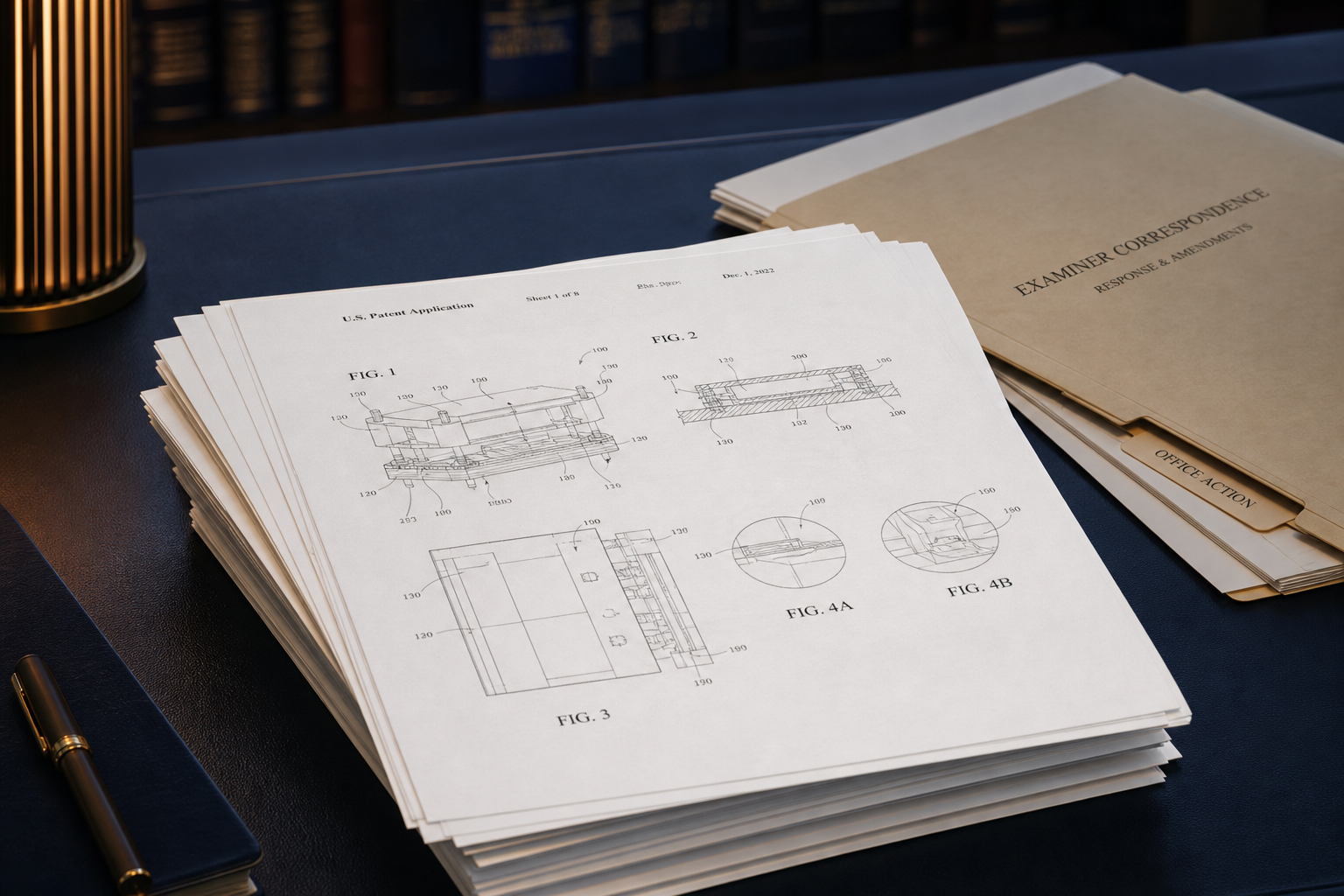 Patent prosecution drawing support