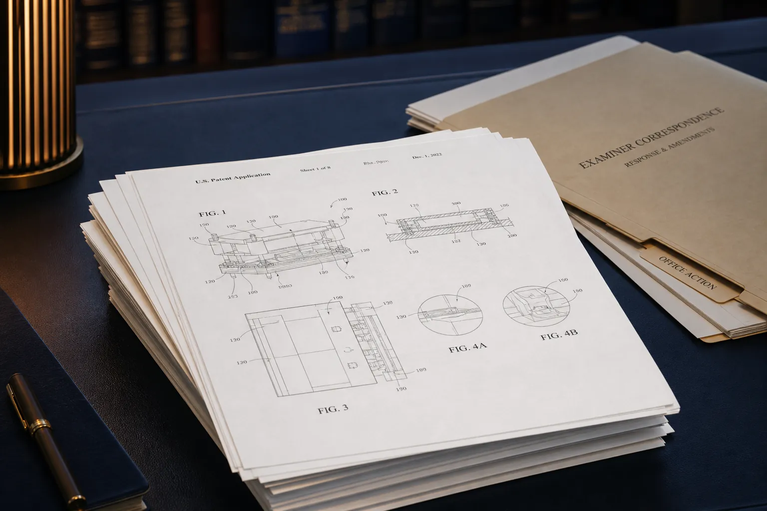 Patent prosecution drawing support